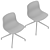 Swivel Base Open Shell Chair 3D model small image 2