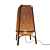 Natural Bamboo KNIXHULT Floor Lamp 3D model small image 2