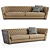 Elegant Royce Furman Sofa 3D model small image 1