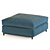 Hugo Ottoman: Stylish and Comfortable 3D model small image 2