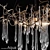 Serip Aqua Chandelier: Modern Elegance for Your Space 3D model small image 2