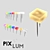 PIXLUM PixLED Spotlights: Create Stunning Starry Ceilings with PIXCAP Caps 3D model small image 1