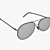 Stylish Geometry Sunglasses 3D model small image 3