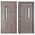 Straj Costa Metal Entrance Door 3D model small image 3
