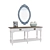 Elegant Console Mirror Set 3D model small image 1