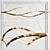 Sleek Geometric Pendant Light 3D model small image 1