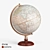 Antique World Globe 3D model small image 1