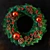 Festive Holiday Wreath 3D model small image 1