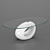 Sleek Orfeo Coffee Table 3D model small image 1