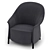 Elegant Arflex Gloria Armchair 3D model small image 2