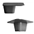 Tao Concrete Coffee Table 3D model small image 1