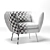 Cozy DANDY Armchair: Comfort at its Finest 3D model small image 3