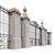 Romantic Italian Gate & Fence 3D model small image 2