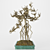 Elegant Bonsai Tree Sculpture 3D model small image 1