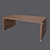 Modern Italian Coffee Table: Alea Odeon 3D model small image 1