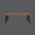 Modern Italian Coffee Table: Alea Odeon 3D model small image 3