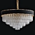 Elegante Candela Chandelier 3D model small image 1