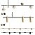 Linear Elegance Chandelier 3D model small image 1