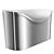 Sleek Stainless Steel Mailbox 3D model small image 1