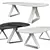 Modern Aluminum Frame Fixed Table: Stay by Dressy 3D model small image 2