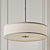 Drum Pendant Light: Convertible Elegance 3D model small image 2