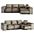 Transformable FEYDOM BonBon Sofa 3D model small image 2