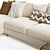 Sloan U-Sectional Sofa: Modern Elegance for Any Space 3D model small image 2