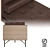 Modernized Mid-Century Holden Chaise 3D model small image 2