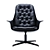 Elegant Leather Armchair: SITS BLACKBIRD 3D model small image 1