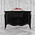 Glowing Black Silver Console 3D model small image 2