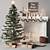 Festive Holiday Decor: Fireplace, Lights, Tree 3D model small image 1