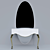 Elegant Gamadecor Piano Washbasin 3D model small image 1