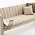 Contemporary Three-Seater Loafer SC26 3D model small image 2