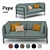 Pepe Contemporary Sofa - Sleek and Stylish Furniture 3D model small image 1