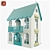 Woodlines Arina Dollhouse: Interactive Design, Turbo Smooth, 60x50x40 cm 3D model small image 1