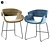 Sleek Racer Barstool 3D model small image 3