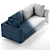 Luxury Charles Denelli Sofa 3D model small image 3