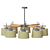 Title: Scandinavian Style Wooden Beam Lamp 3D model small image 2