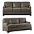 Eleganza Rosalie Sofa 3D model small image 1