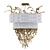 Regenbogen Karmen: Designer Lighting with Golden Shadows 3D model small image 1