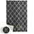 Diamond Charcoal Gray Shag Rug 3D model small image 3