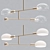 Elegant Brass Tangle Chandelier 3D model small image 1