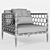 Olympia Lounge Chair: Ultimate Comfort and Style 3D model small image 3