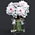 Elegant Dahlia Bouquet 3D model small image 1
