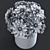 Elegant Dahlia Bouquet 3D model small image 4