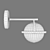 Croco Lightstar Pendant Lamp 3D model small image 3
