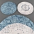 Frolic Refined Rugs Collection 3D model small image 3