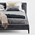 Modern Frigerio Taylor Bed Set 3D model small image 9