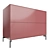 Sleek Minimalist Piure NEX Sideboards 3D model small image 2