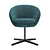 Designer Minotti Russell Dining Chair 3D model small image 2